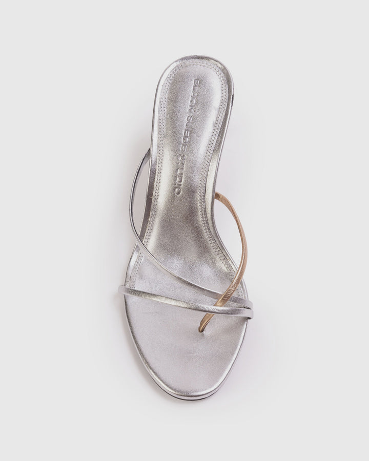 Carla 65 Mule Silver/Gold