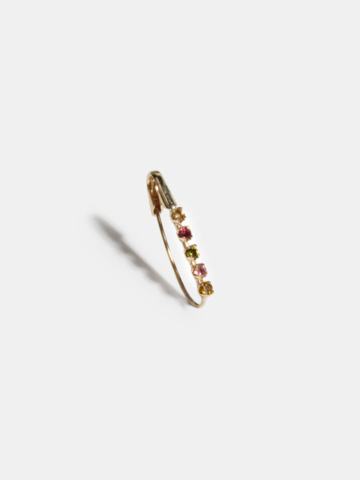 Tourmaline Ombre Prong Safety Pin