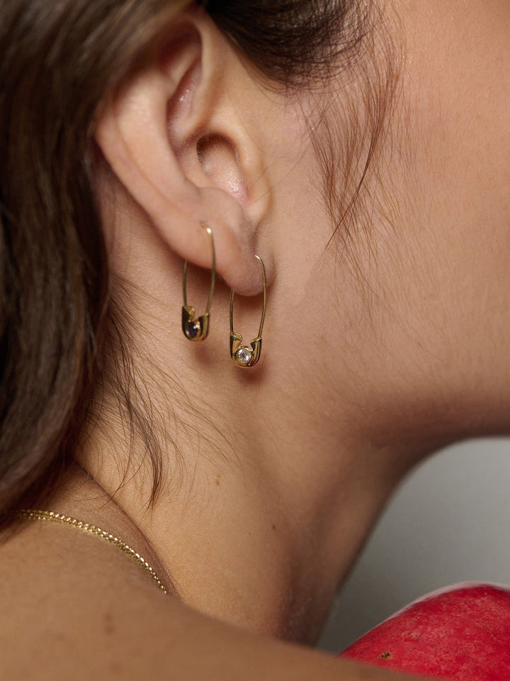 Cirque Safety Pin Earring