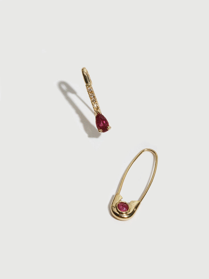 Cirque Safety Pin Earring