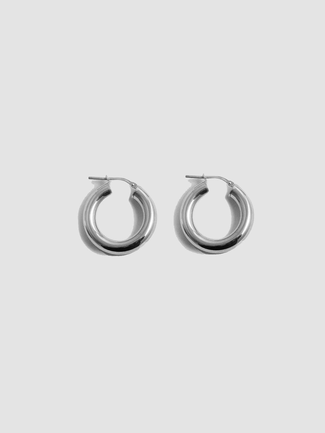 Small Tru Hoops Sterling Silver
