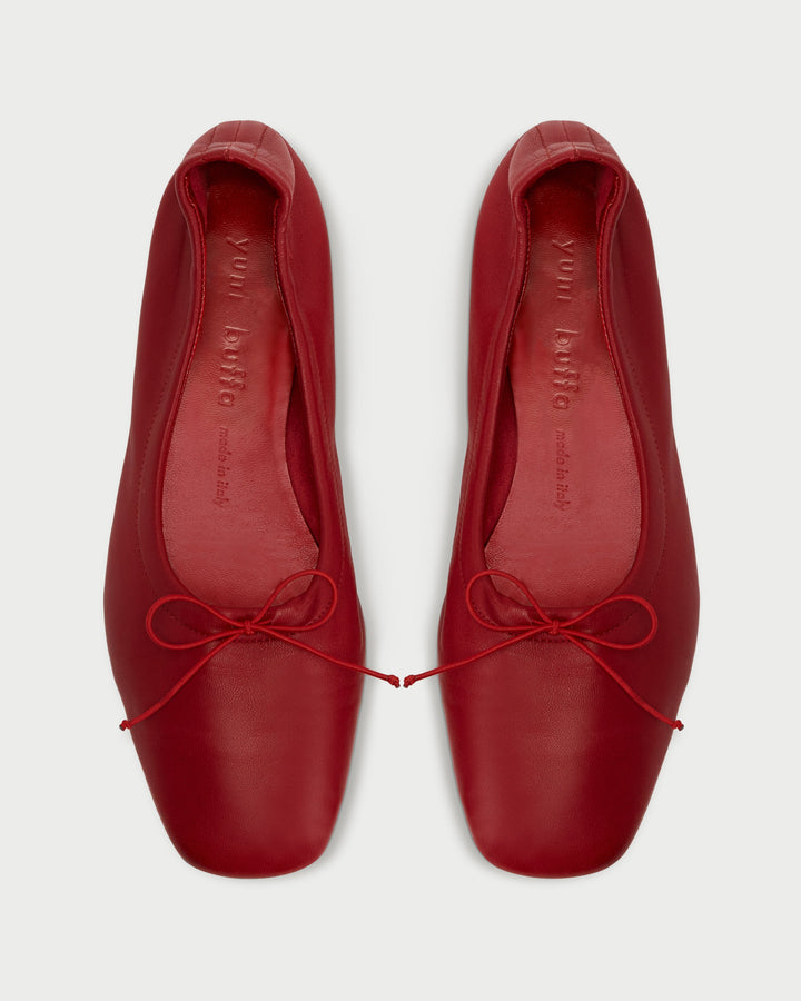 Pia Ballerina Flat Cherry
