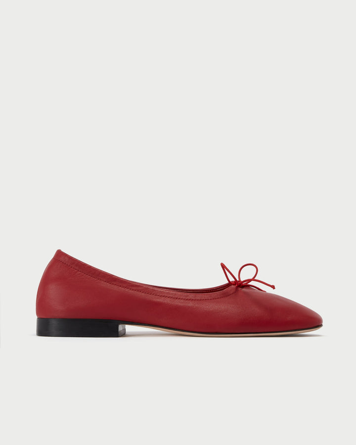 Pia Ballerina Flat Cherry
