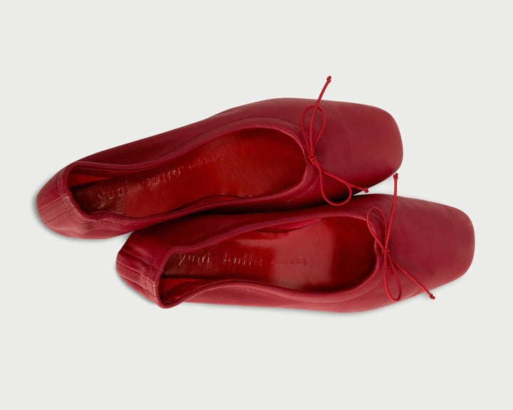 Pia Ballerina Flat Cherry