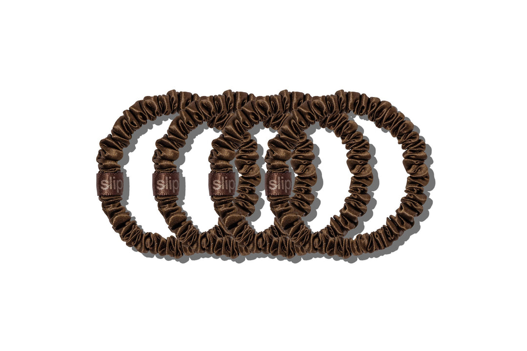 Back to Basics Dark Brown Skinny Scrunchies