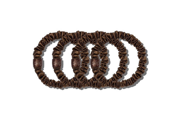 Back to Basics Dark Brown Skinny Scrunchies