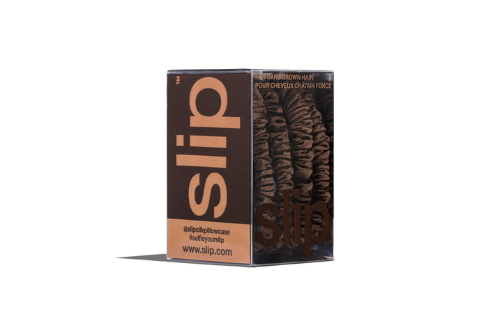 Back to Basics Dark Brown Skinny Scrunchies