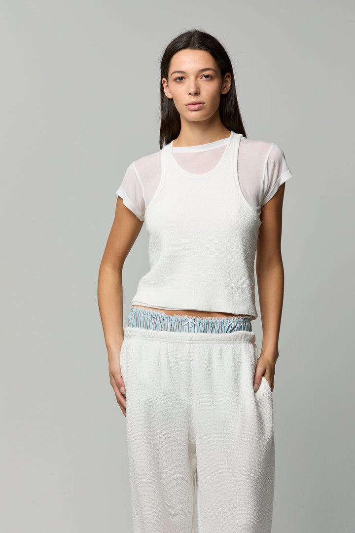 Ava Sheer Baby Tee