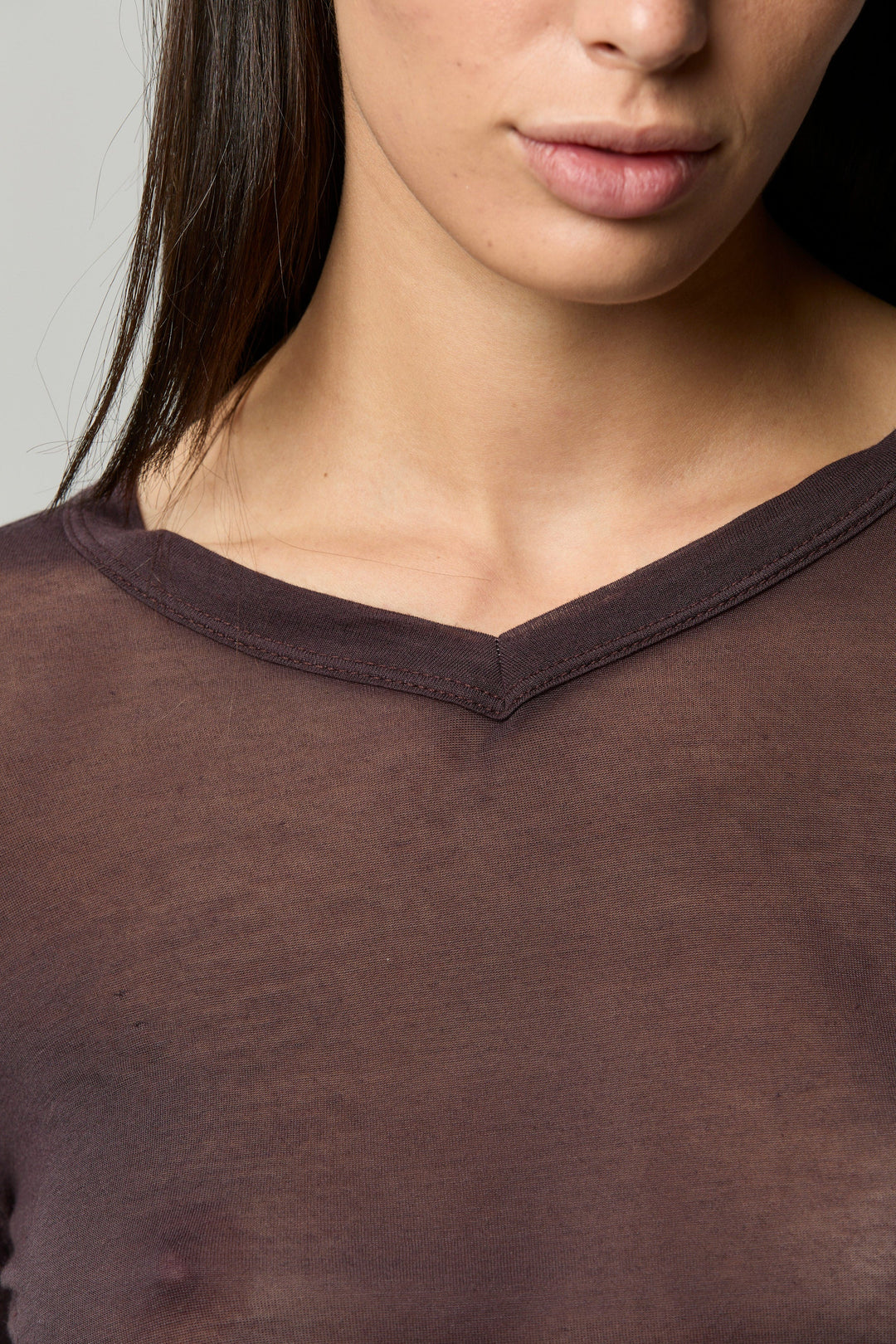 Ava Sheer Long Sleeve Tee