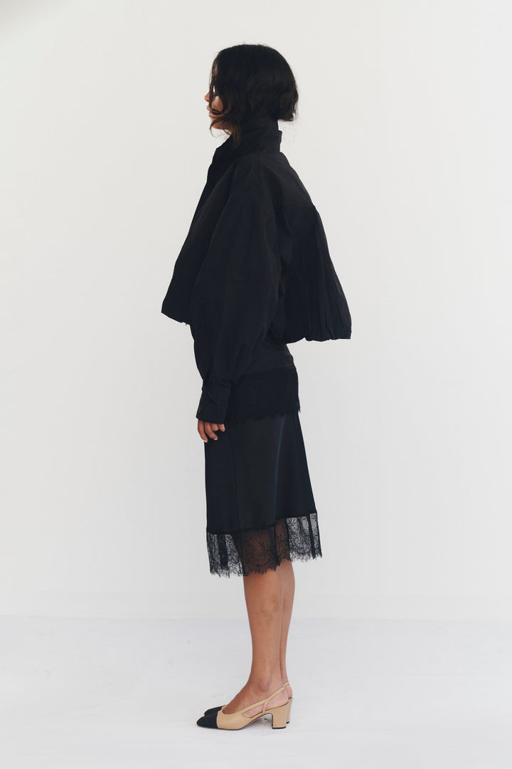 Amaryllis Cropped Jacket Black