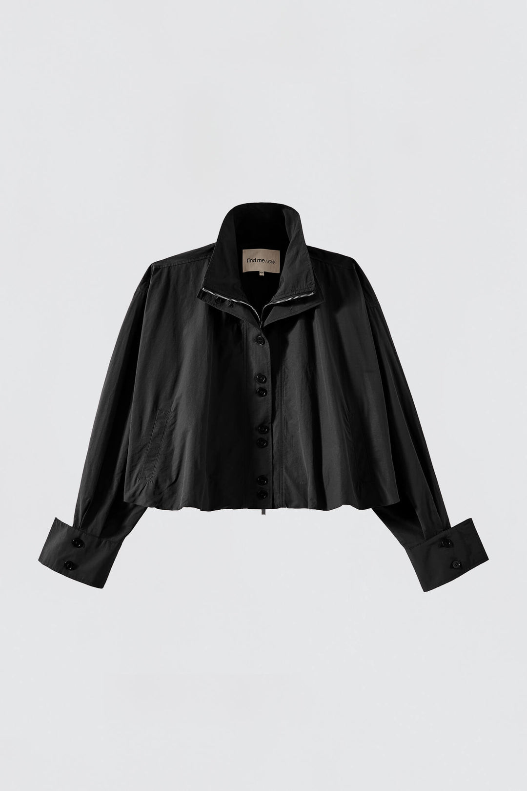 Amaryllis Cropped Jacket Black