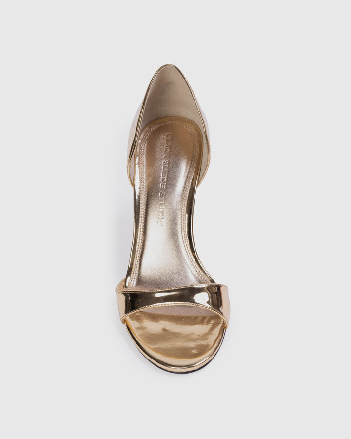 Vanity 80mm Sandals Gold