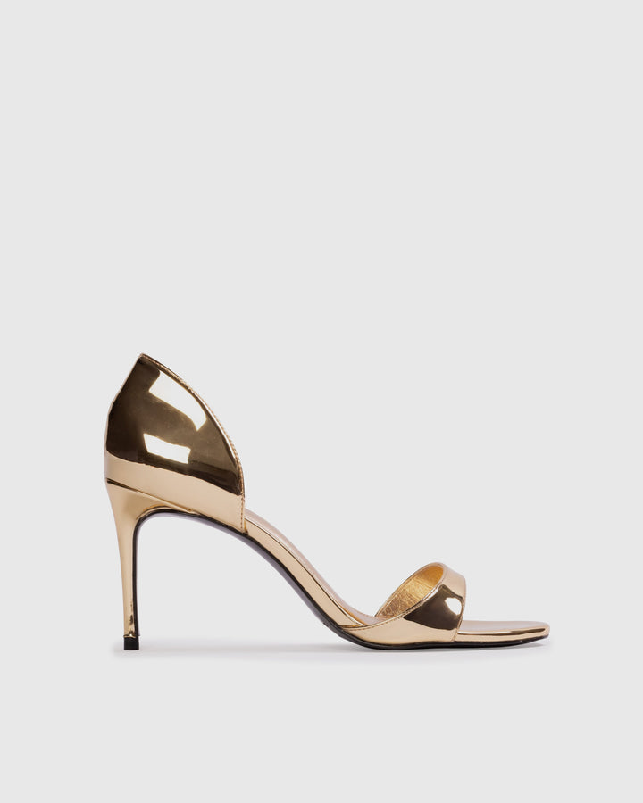 Vanity 80mm Sandals Gold