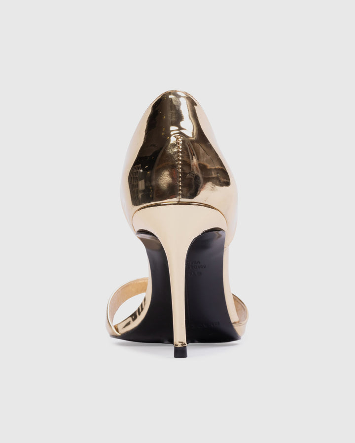 Vanity 80mm Sandals Gold