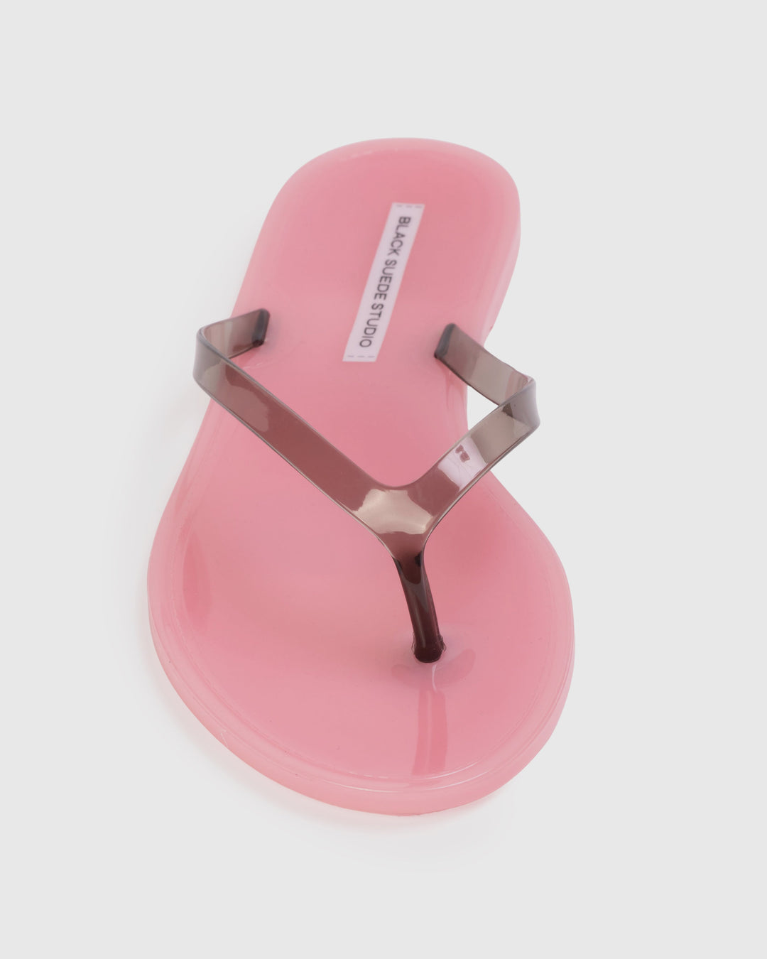 Crystal Flip Flop Sandal Bubblegum/Black