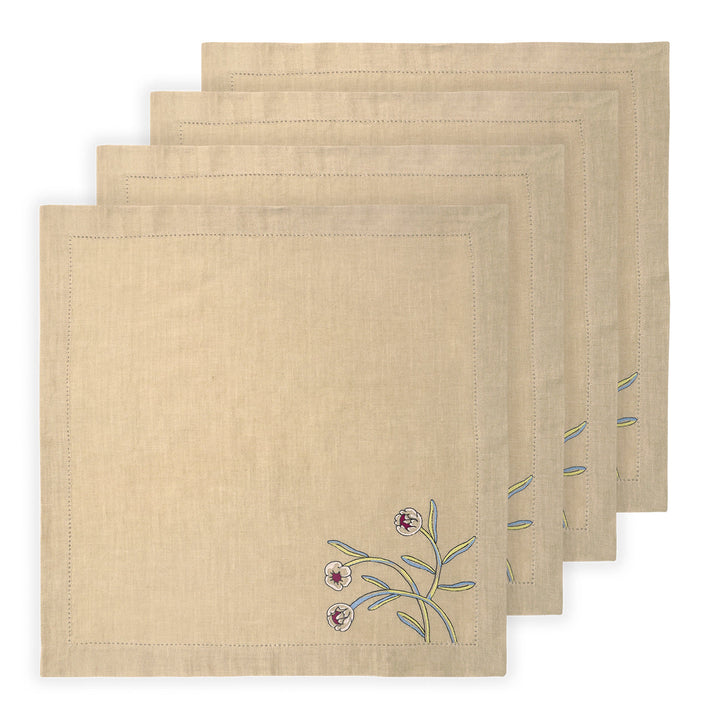Floral Fresco Napkins, Set of 4