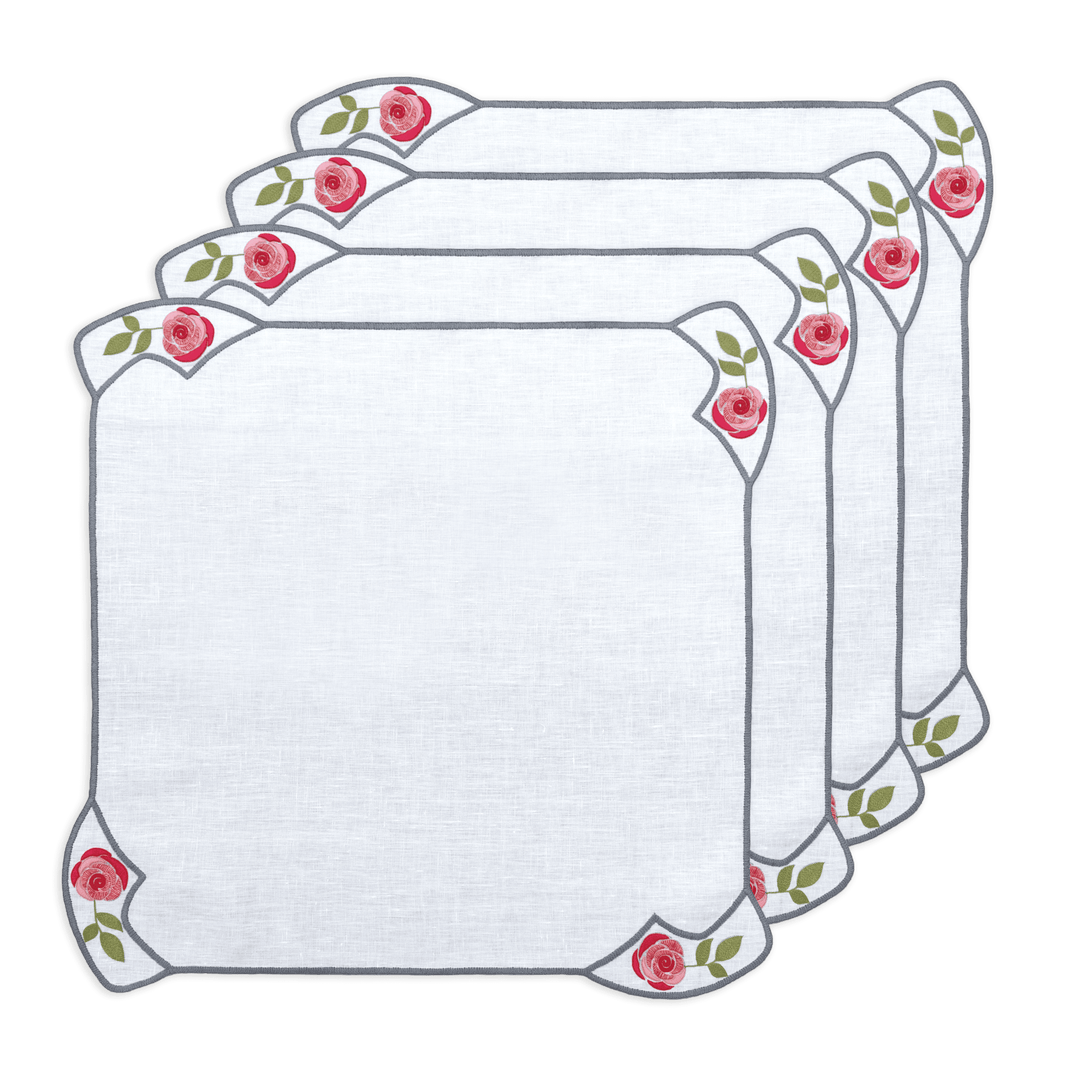Heirloom Petals Napkins, Set of 4