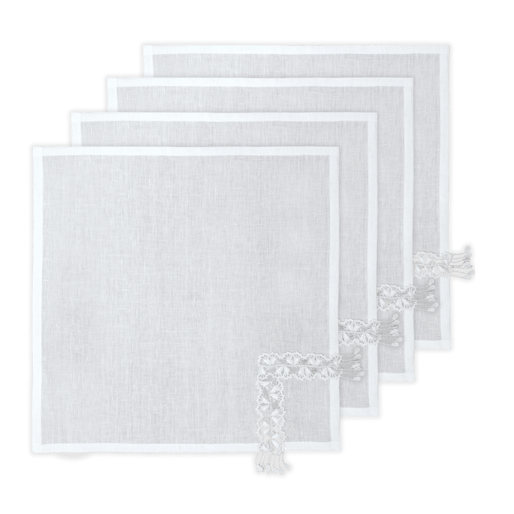 Hand Crochet Napkins, Set of 4