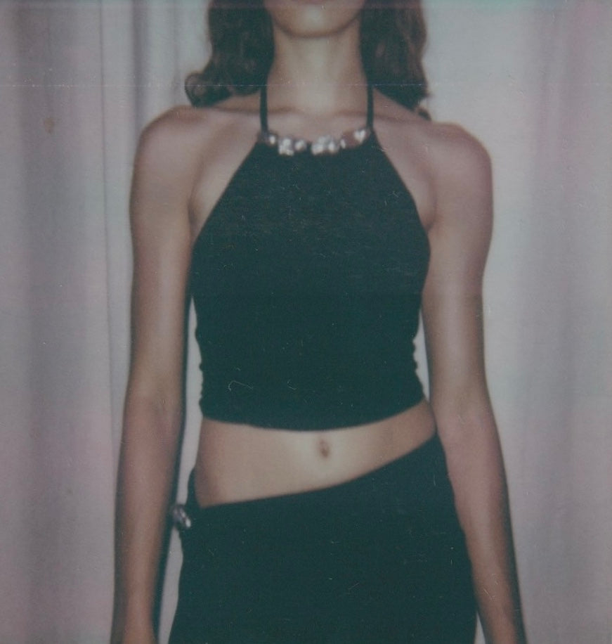 Orchid Top in Black