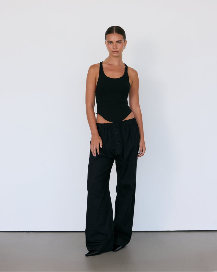 Haze Racerback Top Black