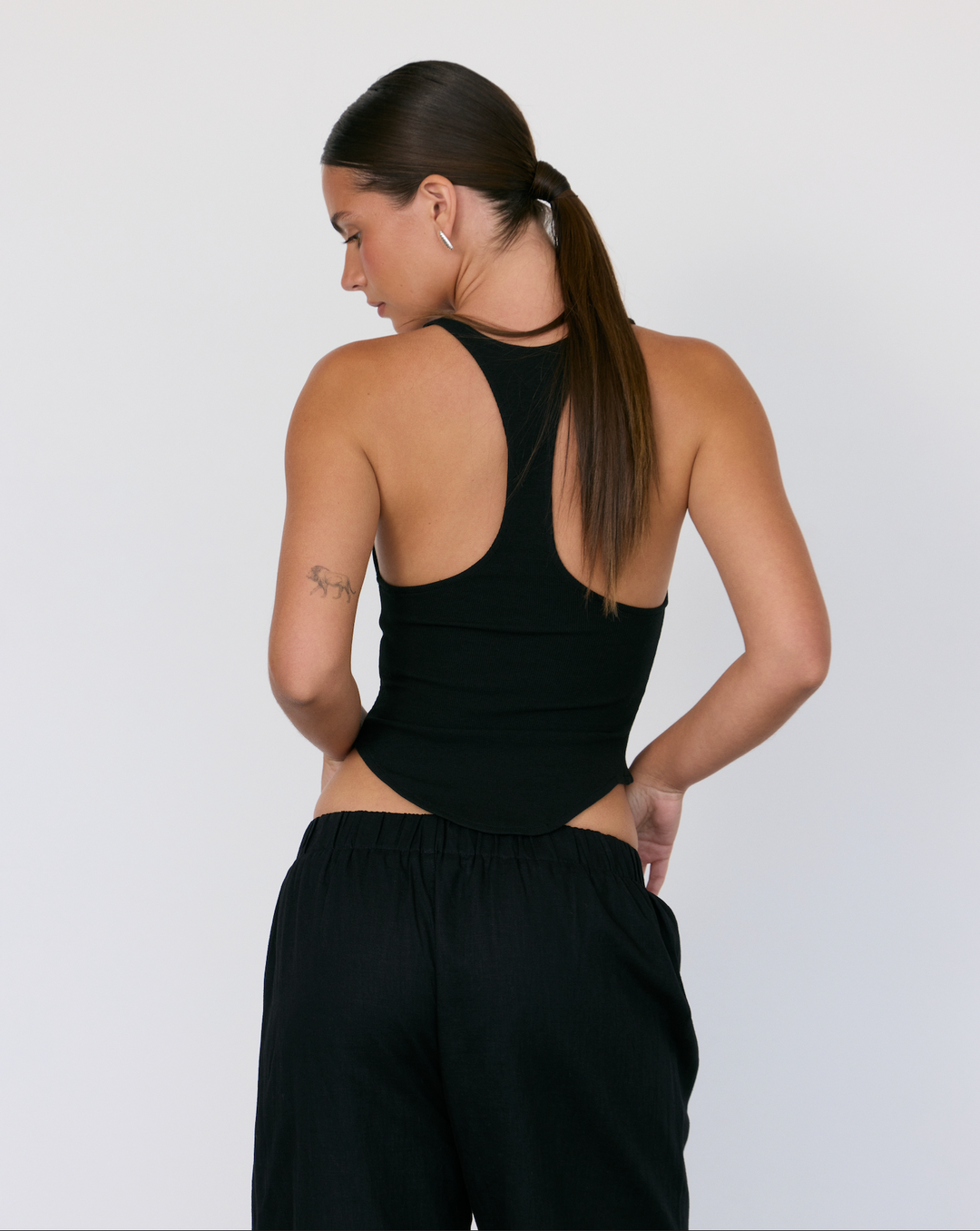 Haze Racerback Top Black
