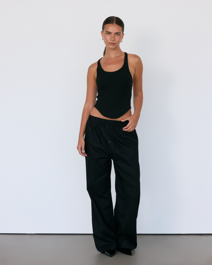 Haze Racerback Top Black