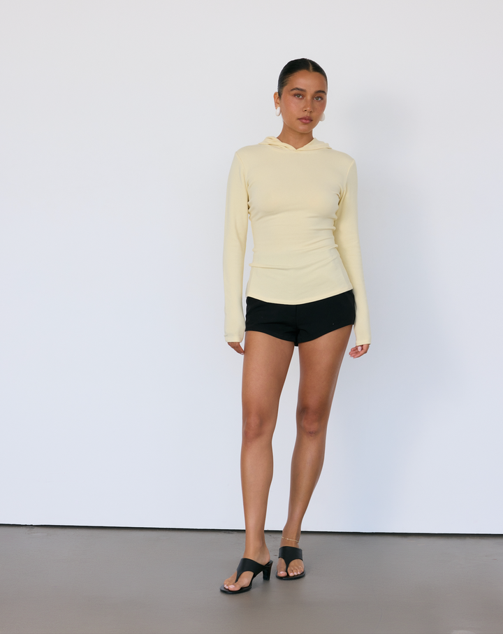 Leni Hooded Top Butter