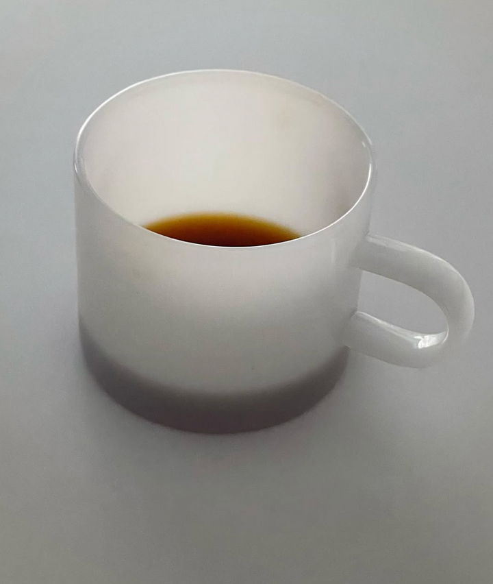 Lotta Coffee/Tea Cup White Jade,  Set of 2