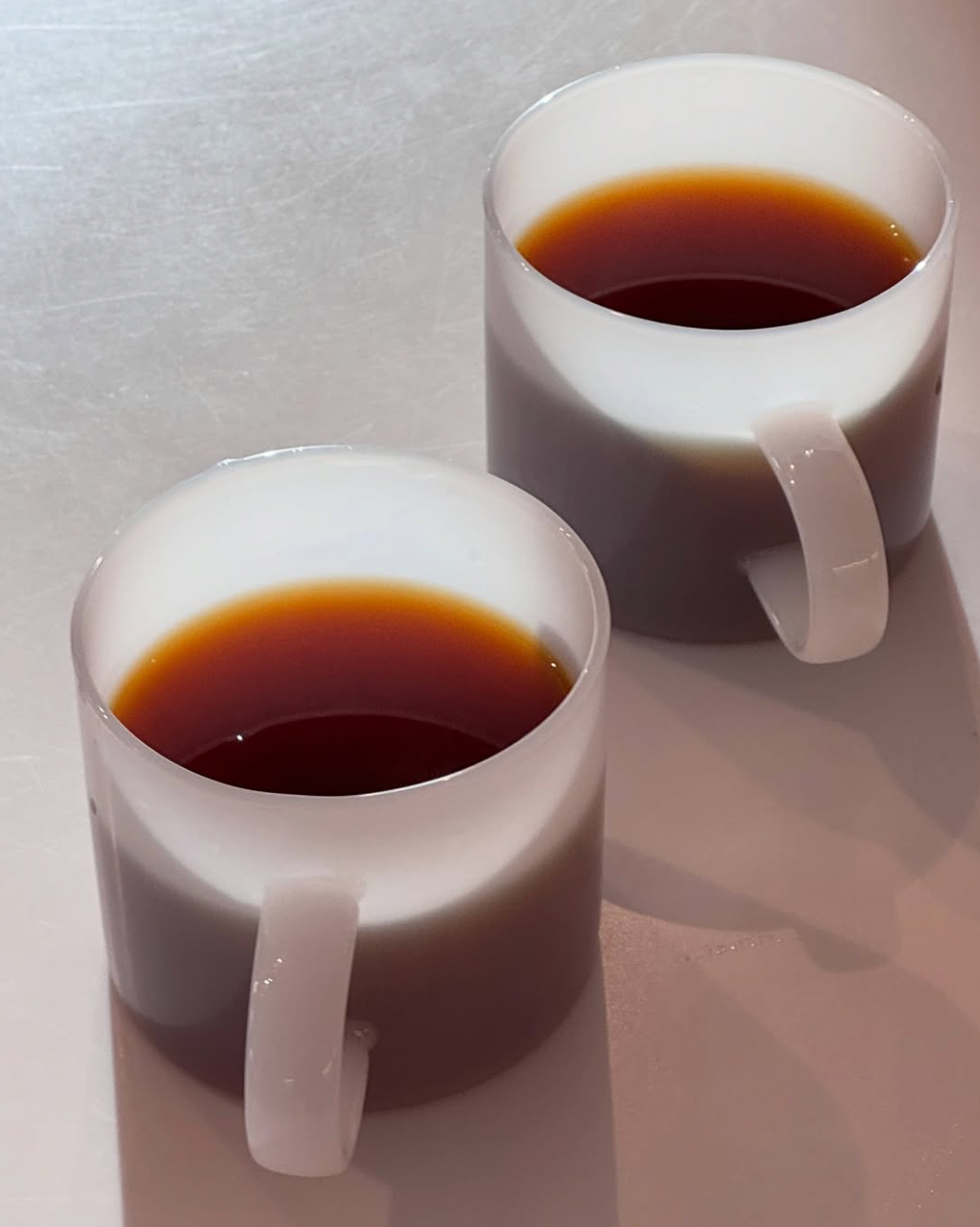 Lotta Coffee/Tea Cup White Jade,  Set of 2