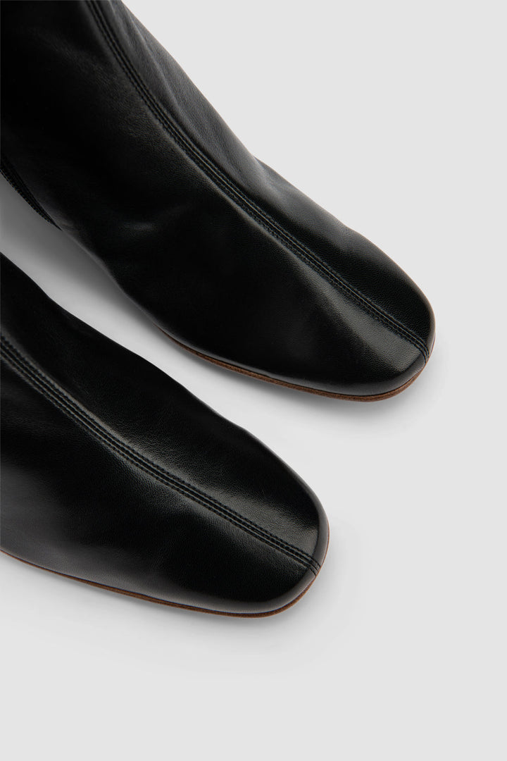 Sofia Leather Ankle Boot Black