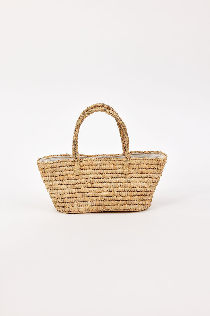 Anora Mini Woven Raffia Bag