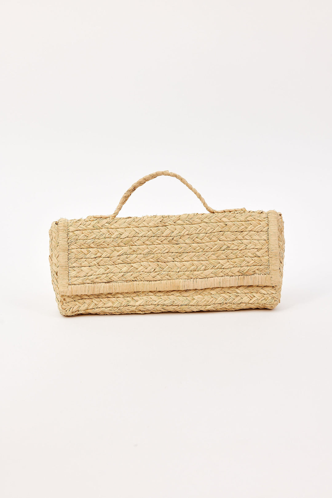 Brady Straw Clutch Natural