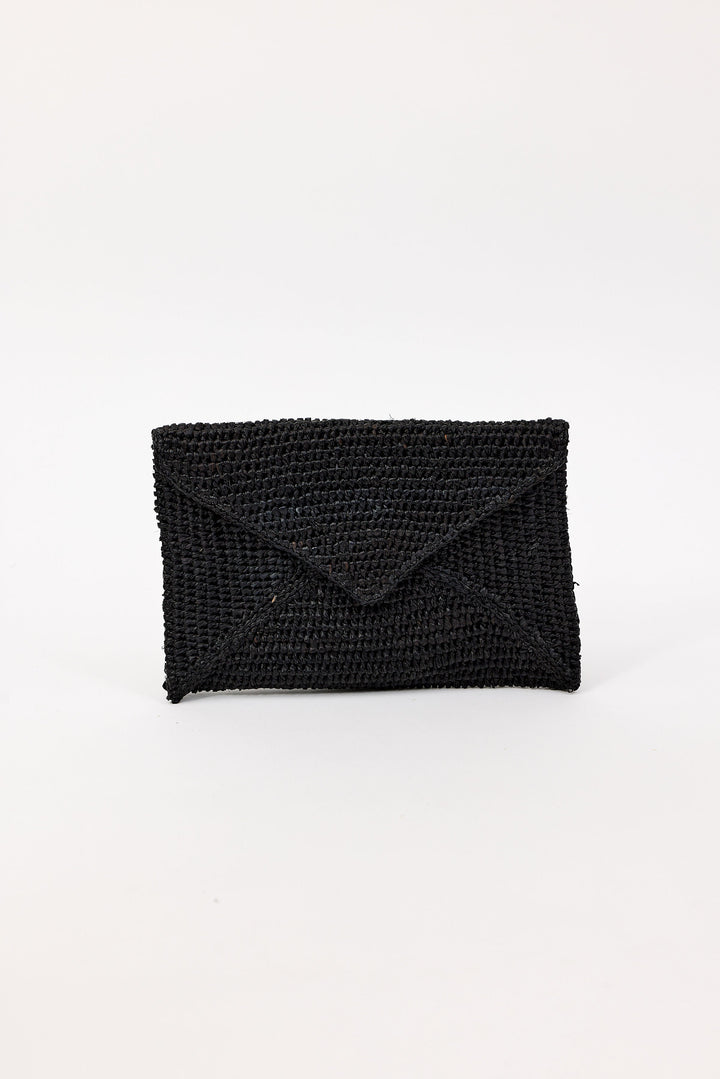 Emmie Envelope Woven Clutch