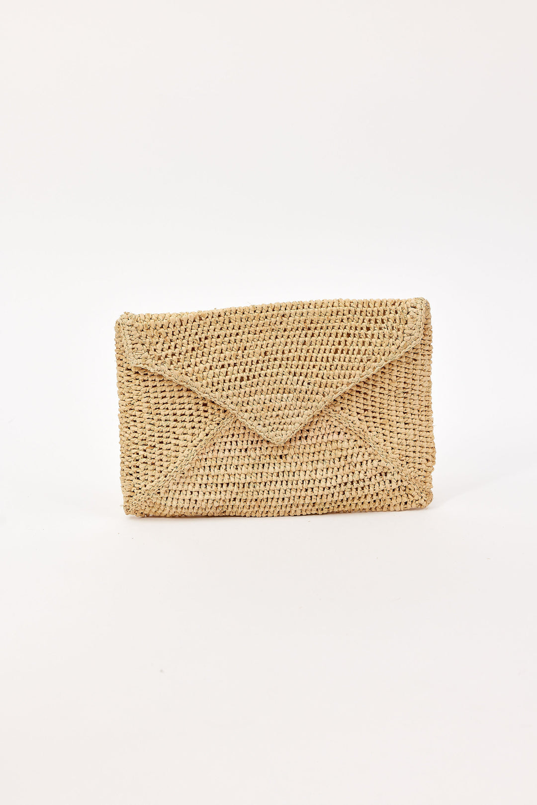 Emmie Envelope Woven Clutch