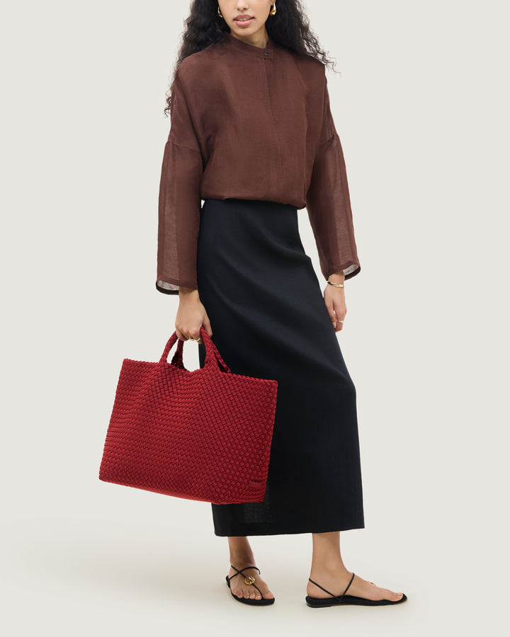 St. Barths Large Tote Rosso