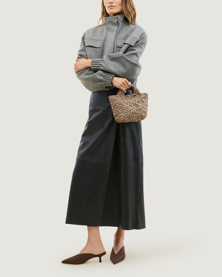 St. Barths Petit Tote Nest Weave Cashmere