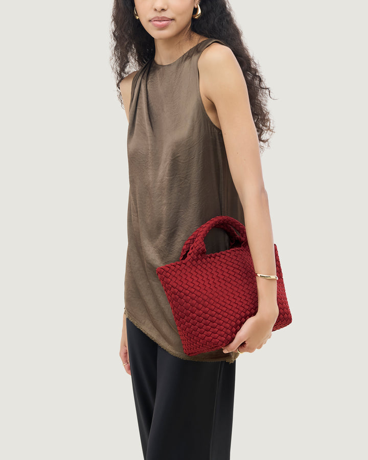 St. Barths Small Tote Rosso