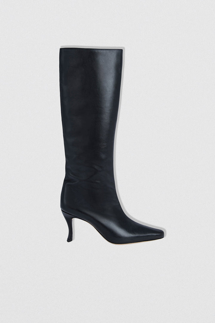 Stevie 42 Leather Boot Black