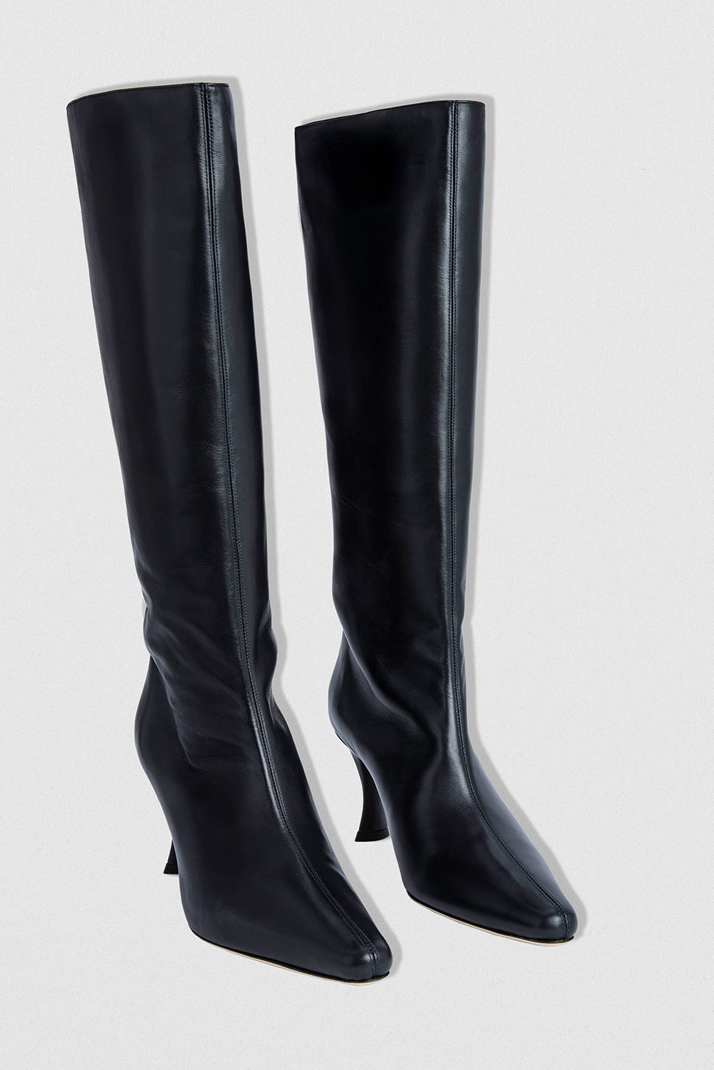 Stevie 42 Leather Boot Black