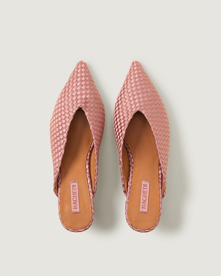 Strada Kitten Heel Satin Daphne