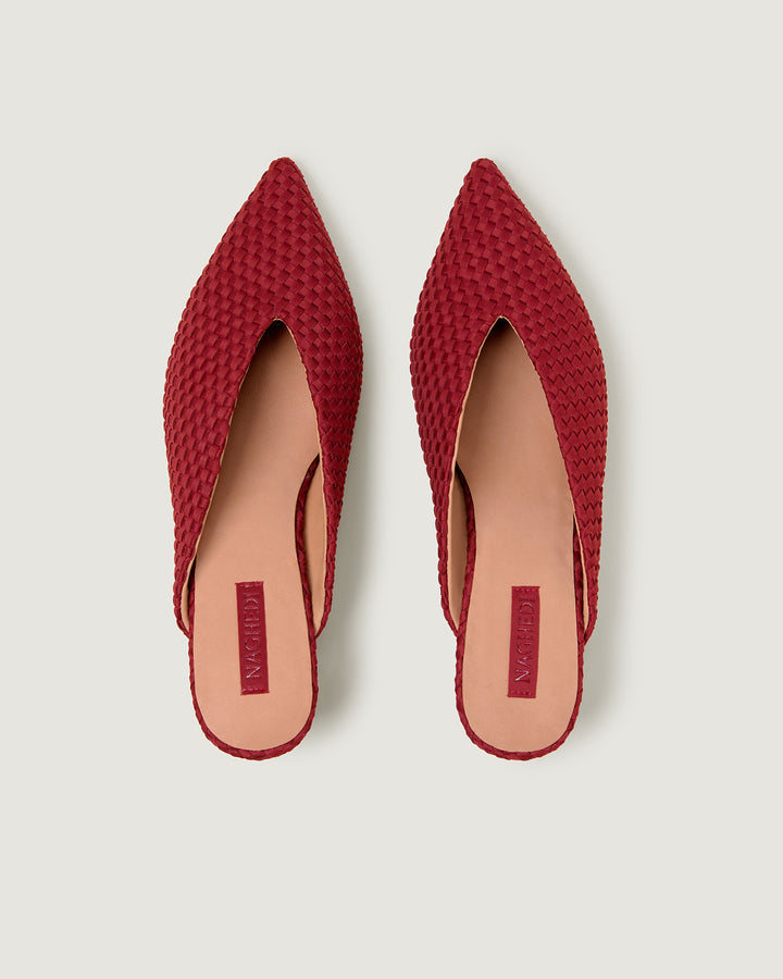 Strada Kitten Heel Rosso