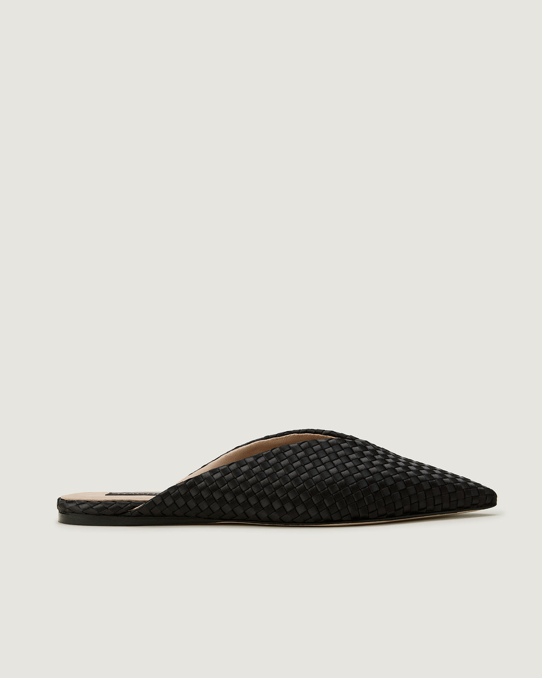 Strada Mule Satin Onyx
