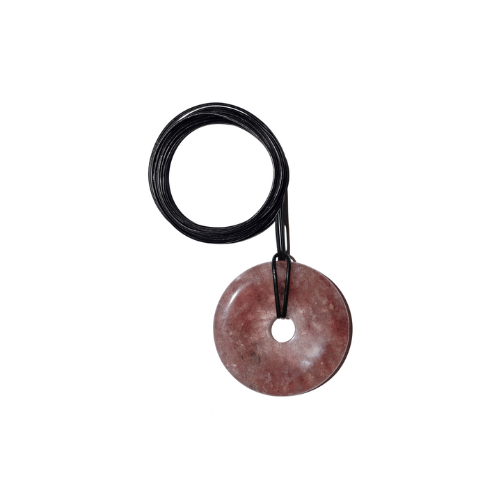 Strawberry Quartz Medallion