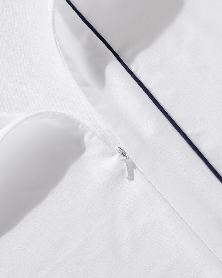 Lumière Luxe Duvet Cover with Piping