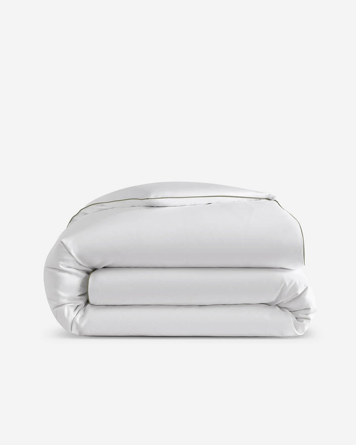 Lumière Luxe Duvet Cover with Piping