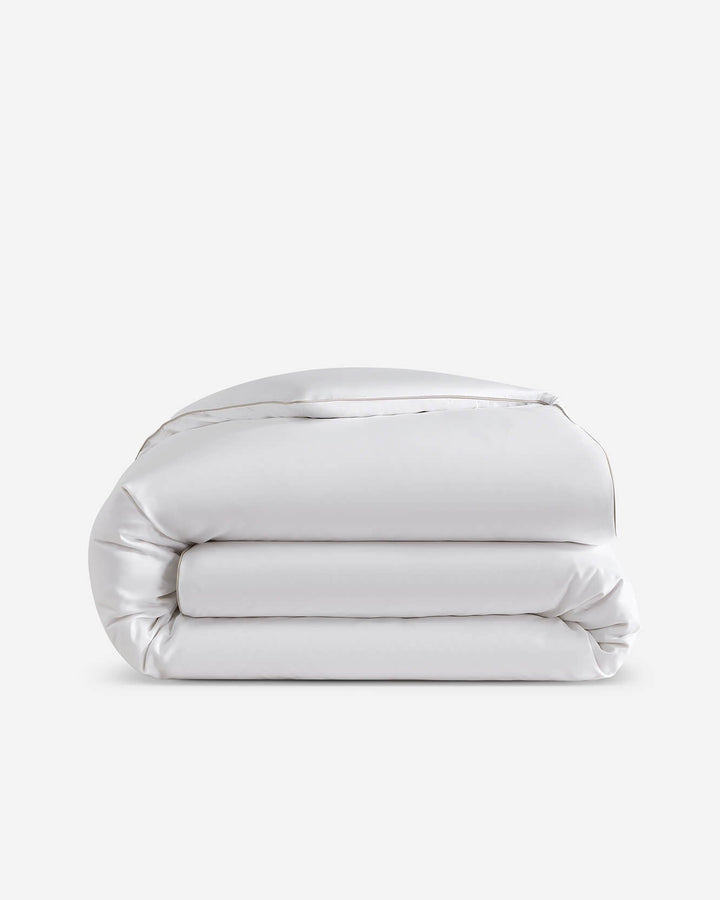 Lumière Luxe Duvet Cover with Piping