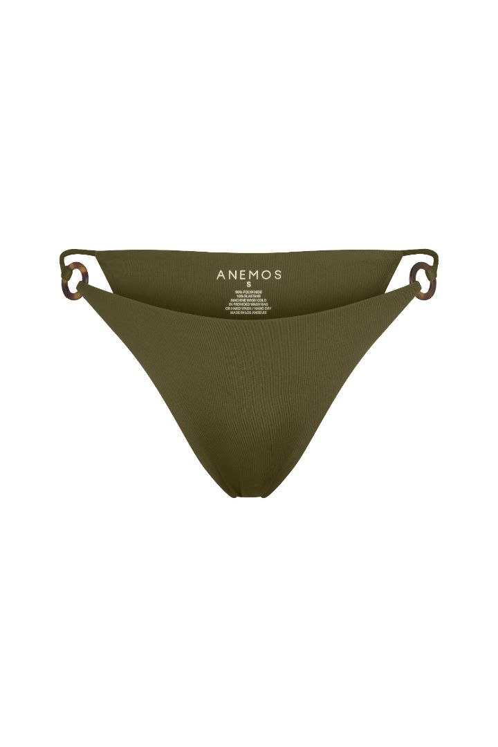 Tortoise Ring String Tie Bikini Bottom