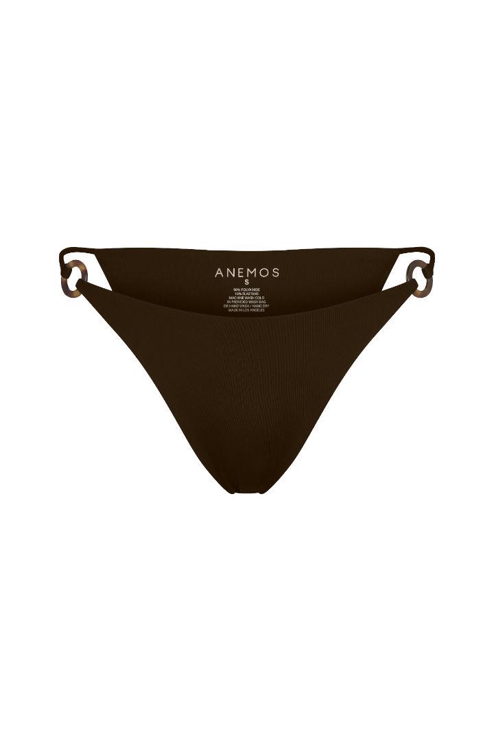 Tortoise Ring String Tie Bikini Bottom