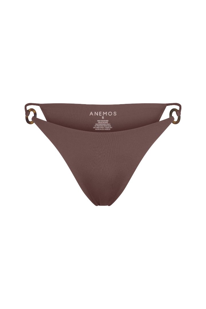 Tortoise Ring String Tie Bikini Bottom