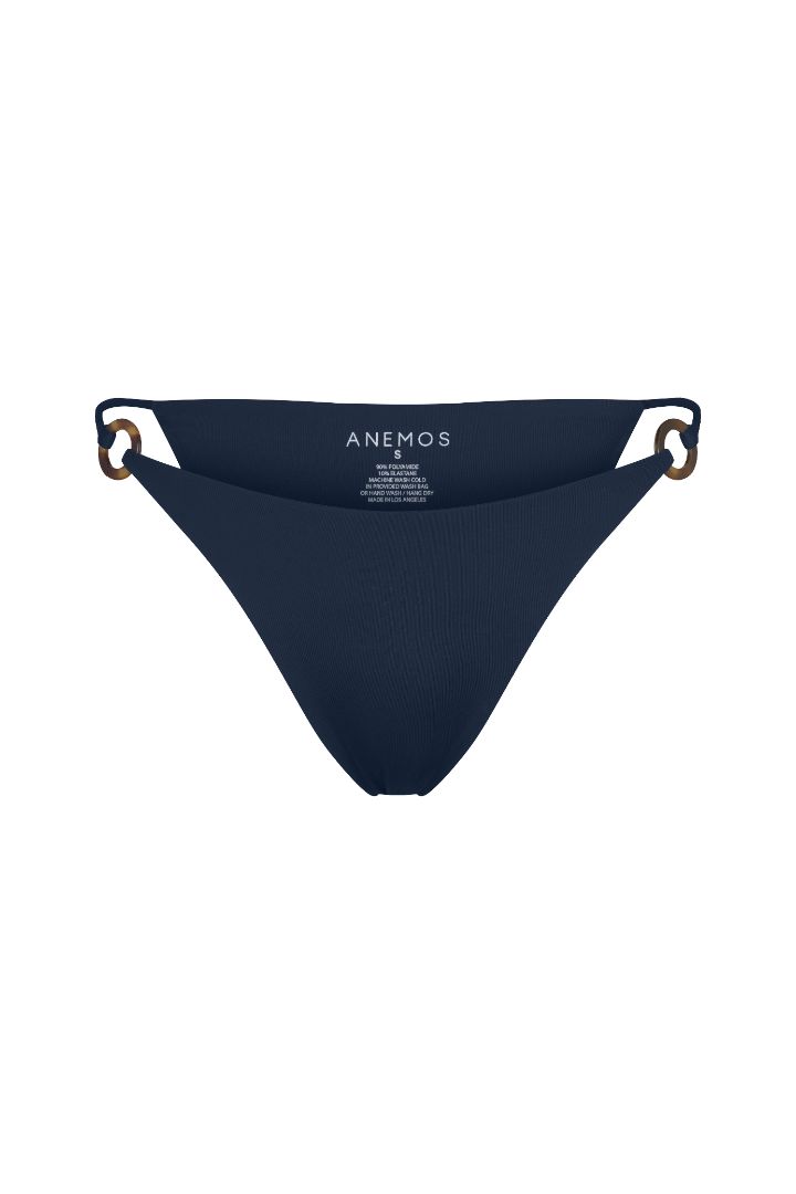 Tortoise Ring String Tie Bikini Bottom